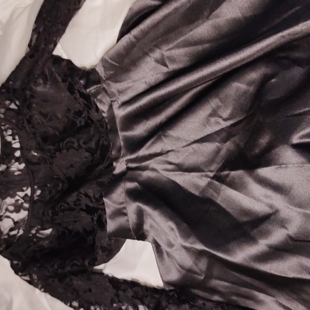 Women's high low party dress Black size small